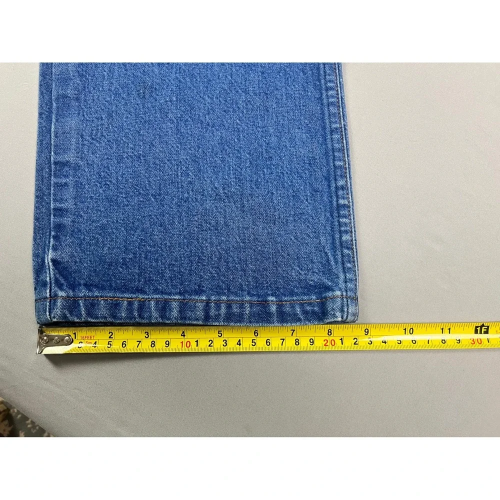 Wrangler 13MWZ Cowboy Cut Original Fit Blue Jeans Mens 43x31.5* Straight Leg EUC